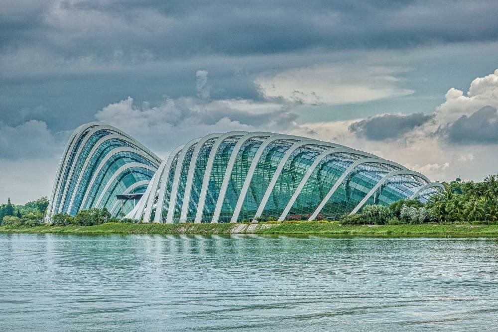 Flower Dome Singapore in Gardens by the Bay